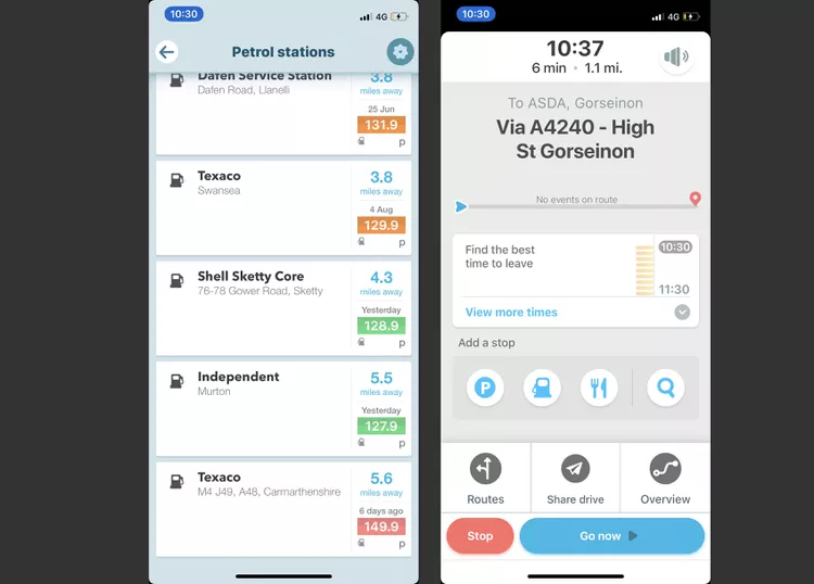waze meldet Kraftstoffpreise und Informationen zu Ladestationen