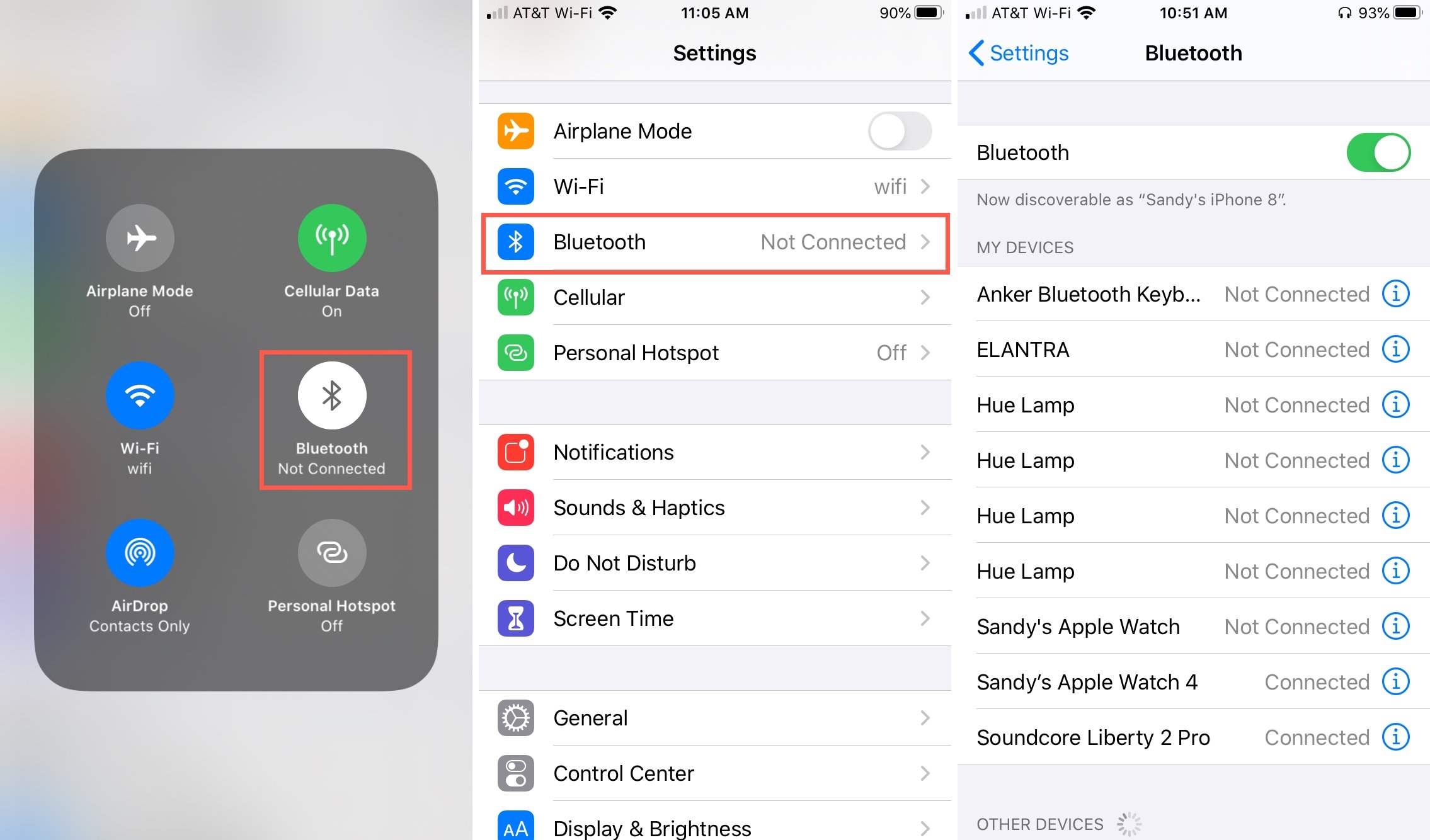 Bluetooth verbunden