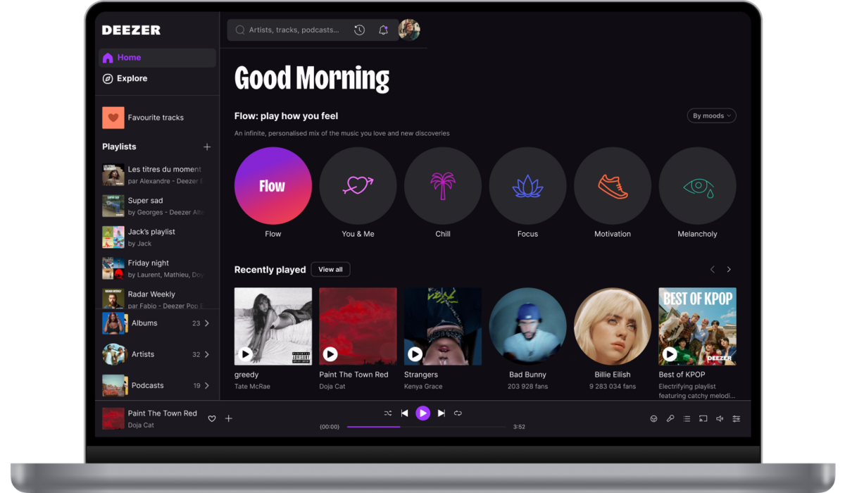 Deezer app