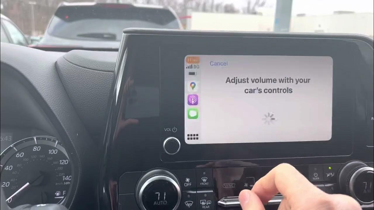 Lautstärke während der Navigation ändern