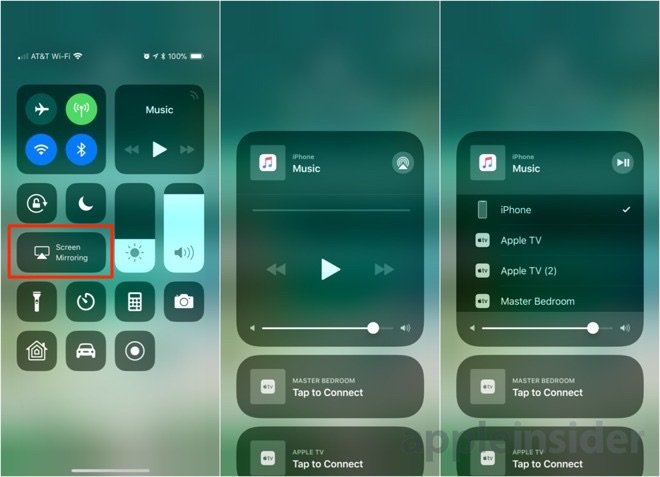 iPhone-Bildschirm auf das Autodisplay spiegeln