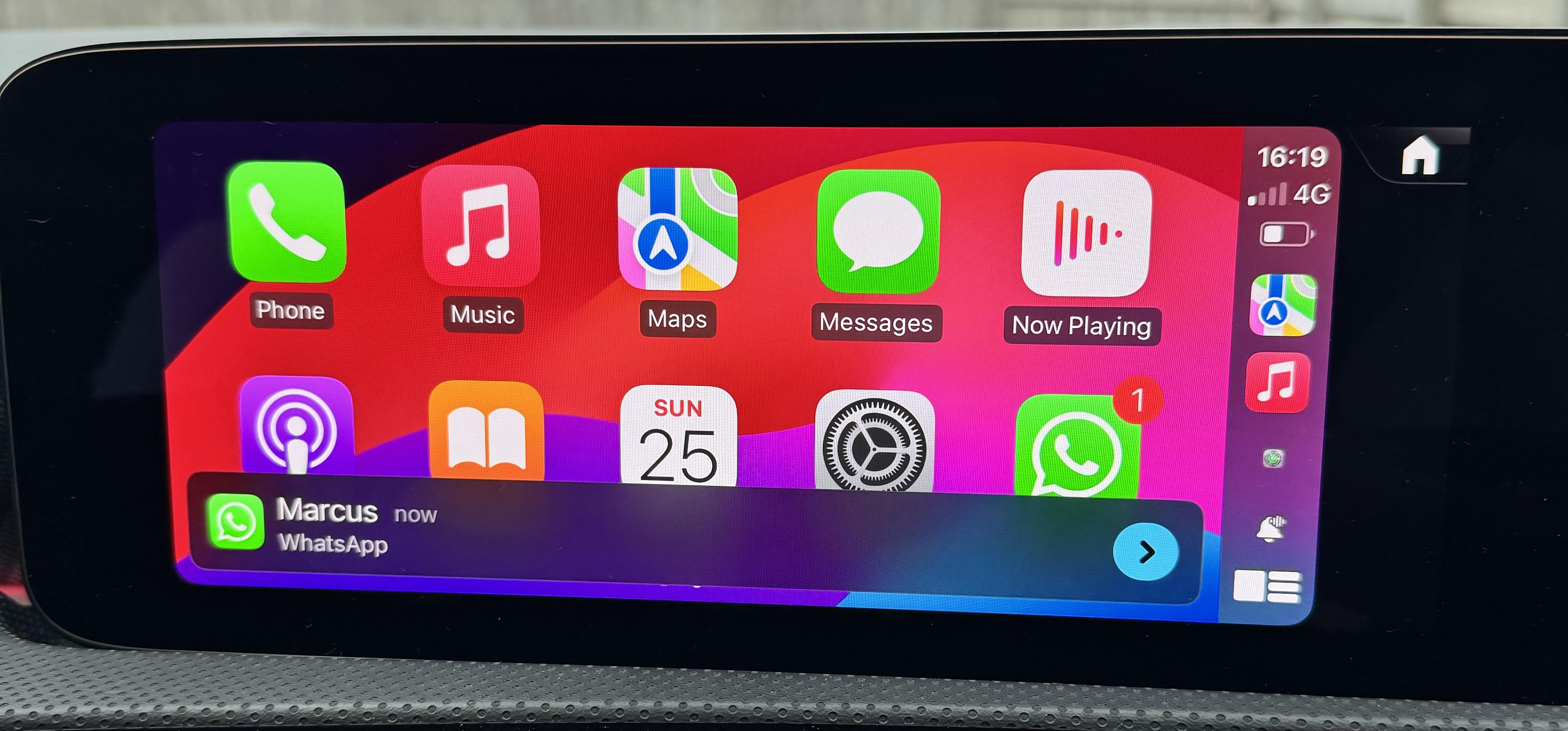 WhatsApp auf Carplay