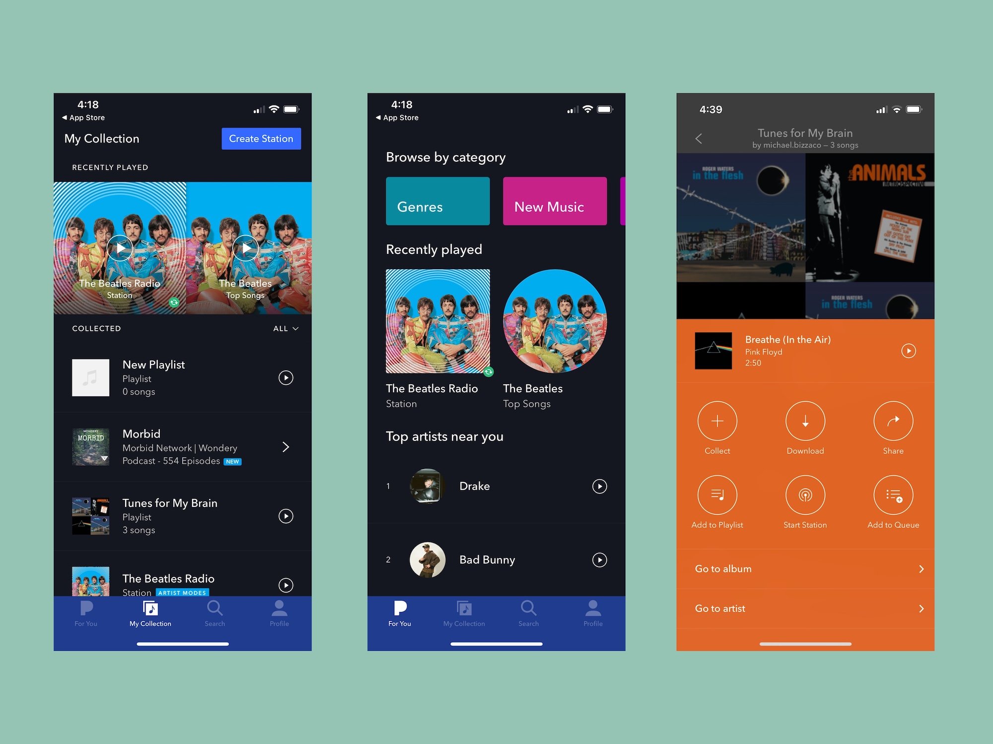 Pandora app