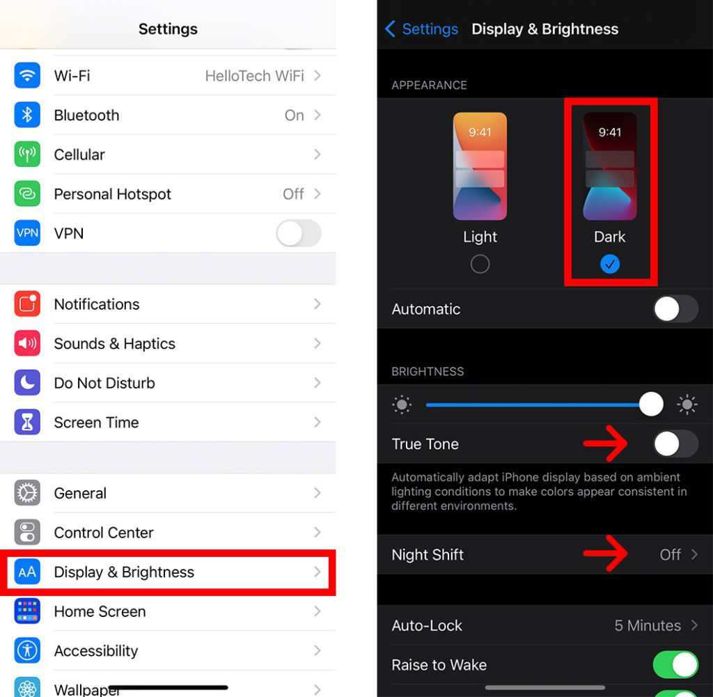 Aktivieren Sie den Dunkelmodus auf dem iPhone