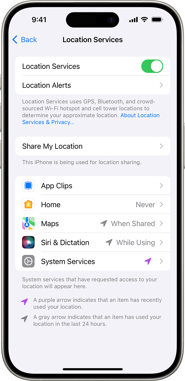 Apple Maps aktiviert Ortungsdienste