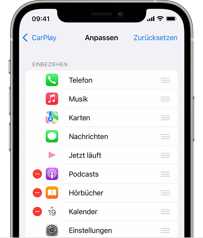 Aktivieren oder Deaktivieren von Apps