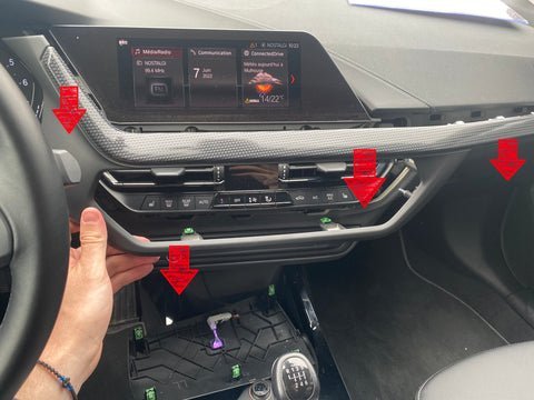 Installationsanleitung für BMW F40 CarPlay und Android Auto mit EVO-System