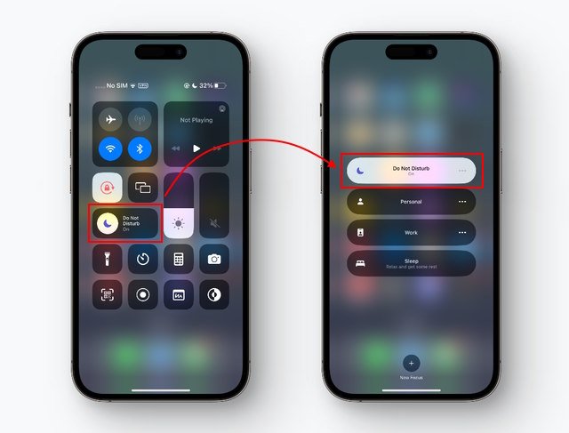 Aktivieren Sie den „Bitte nicht stören“-Modus auf dem iPhone