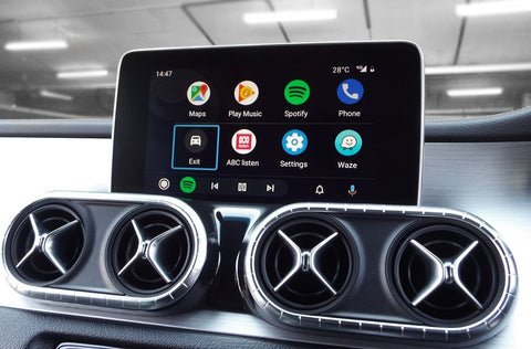 Android Auto Menü