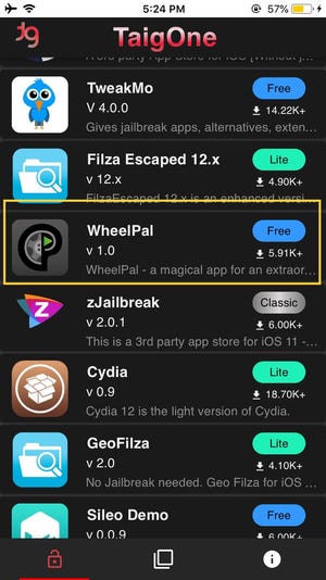 WheelPal app