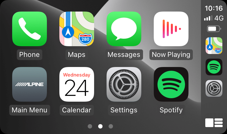 Symbol für Apple Carplay-Einstellungen