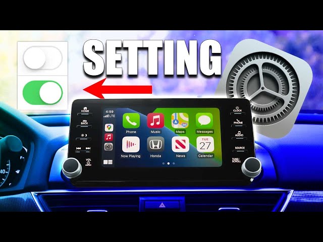 CarPlay über das Infotainmentsystem des Fahrzeugs ausschalten