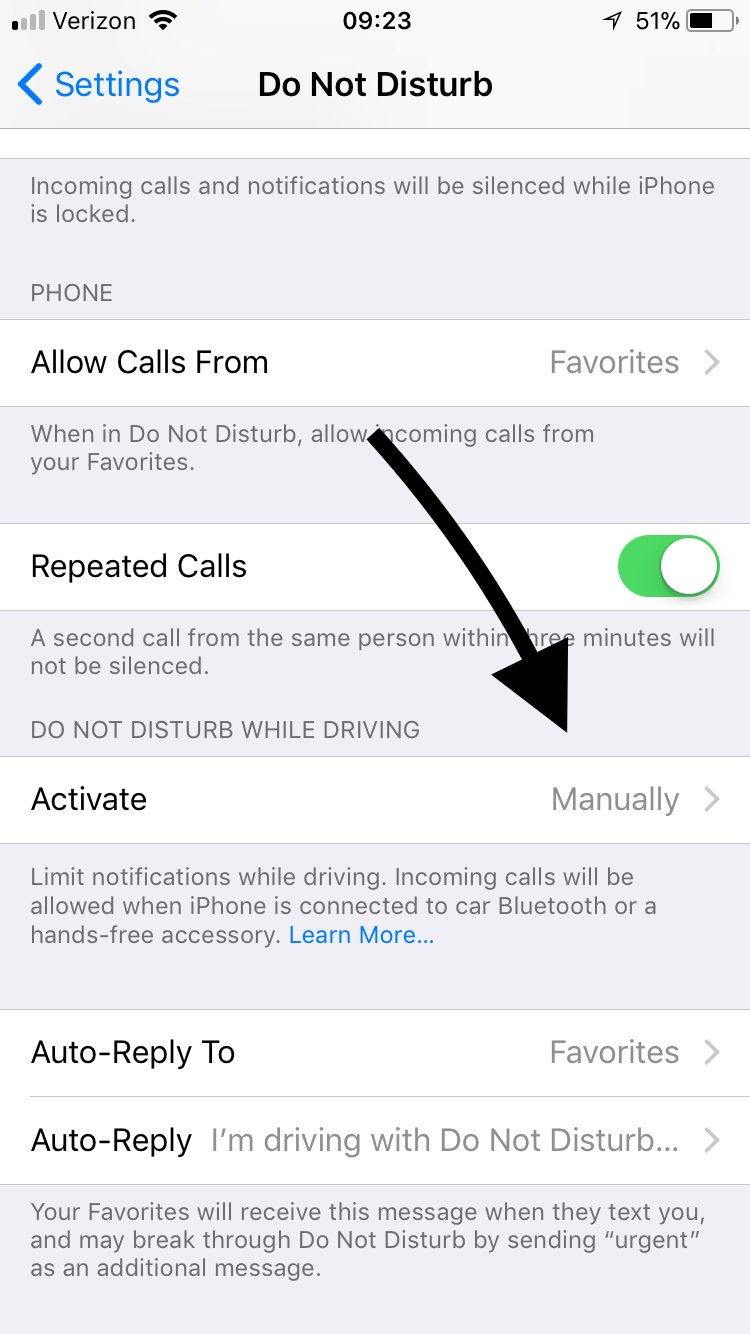 iPhone-Modus „Nicht stören“