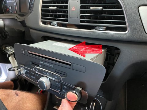 Radio herausziehen