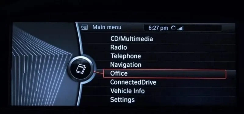 BMW CIC iDrive Hauptmenü