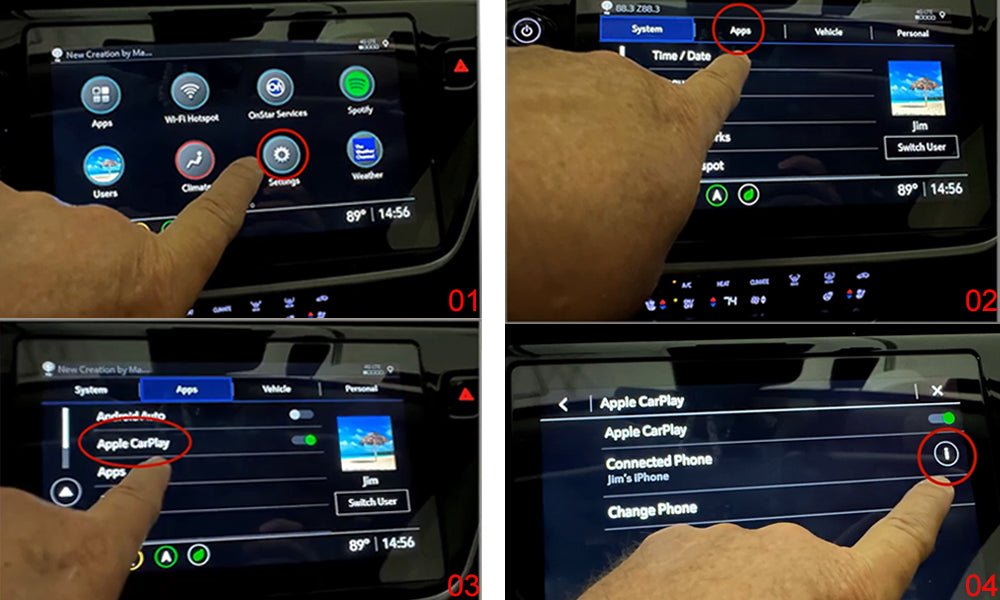 Setzen Sie Apple CarPlay zurück