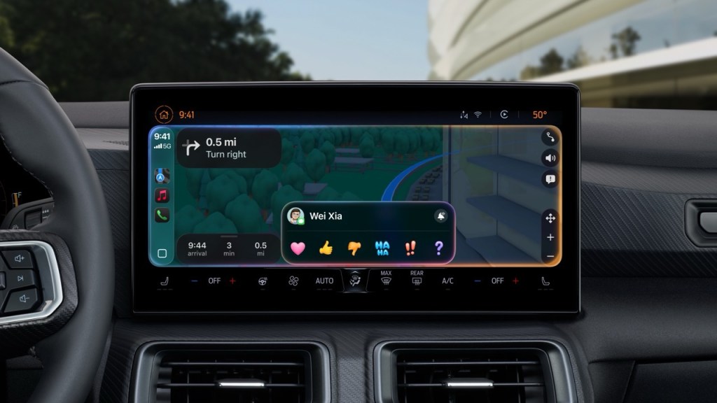 iOS 26 carplay Tapbacks