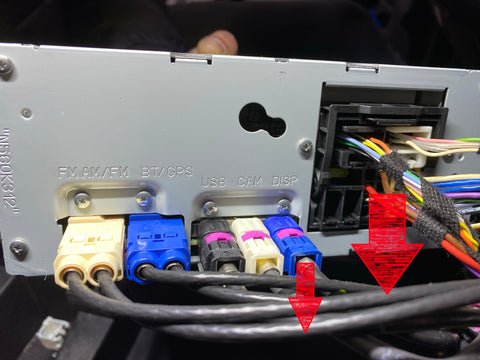 Mercedes GLC Radio Rückseite