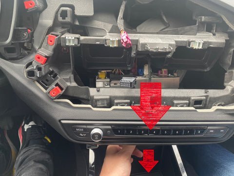Installationsanleitung für BMW F40 CarPlay und Android Auto mit EVO-System