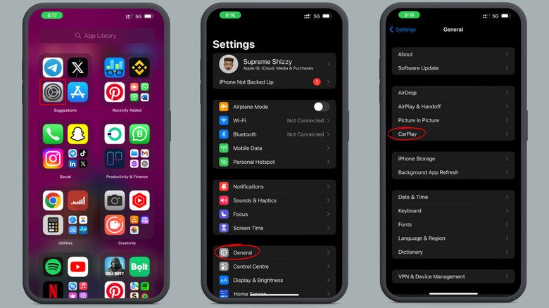 CarPlay Hauptbildschirm optimieren
