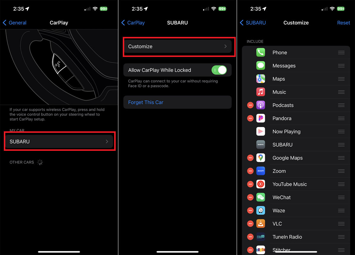 So aktivieren Sie die App auf Carplay