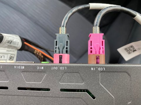 BMW 1er CarPlay LCD Verkabelung